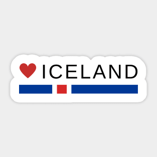 LOVE Iceland Sticker